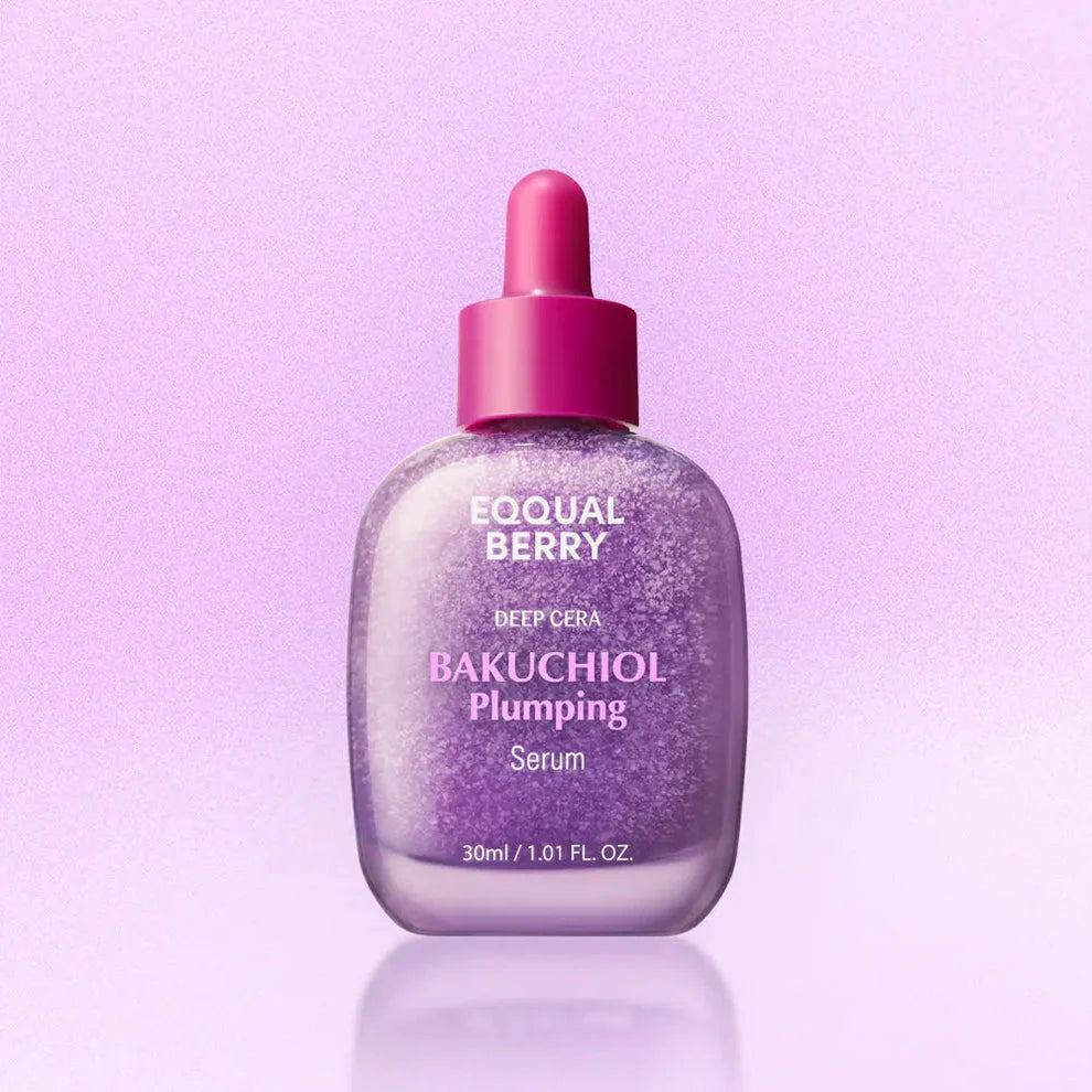 سيروم الباكوتشيول الطبيعي لشد وامتلاء البشرة ومحاربة التجاعيد من EQQUAL BERRY