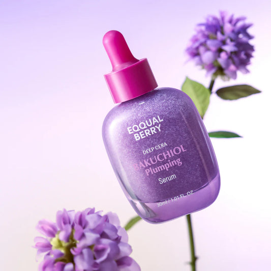 سيروم الباكوتشيول الطبيعي لشد وامتلاء البشرة ومحاربة التجاعيد من EQQUAL BERRY
