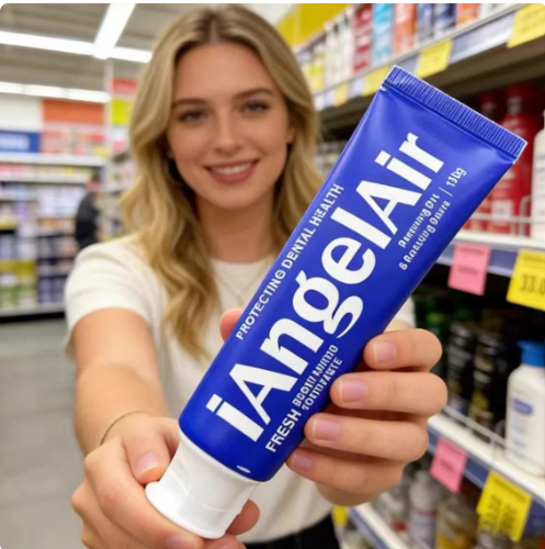 معجون iAngelair™ المطور لتبييض الأسنان الفوري وانتعاش يدوم طويلًا